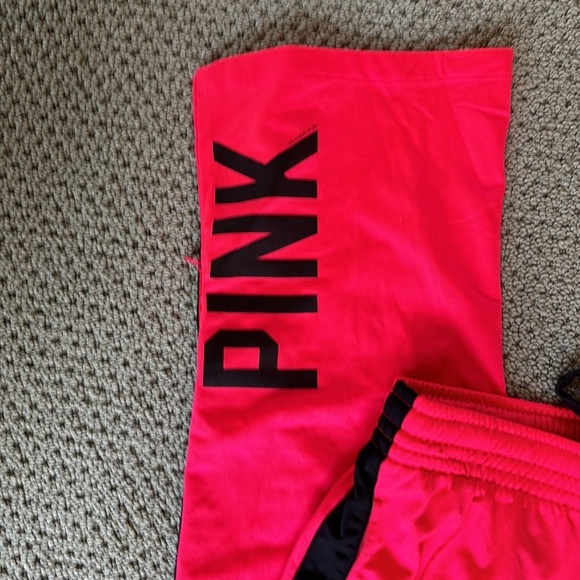 2/$30 Victoria’s Secret PINK Track Pants (Pink w/black stripe) Size XS•TP•XP - Picture 5 of 8